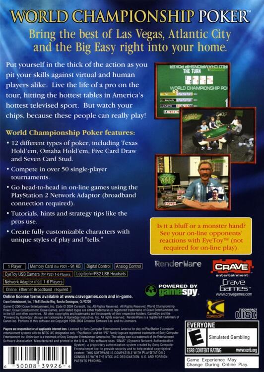 World Championship Poker (usagé)