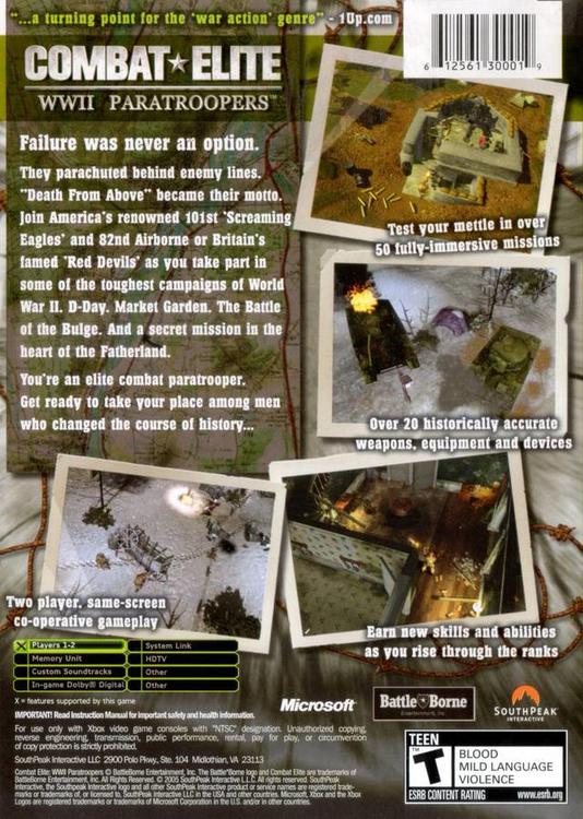 Combat Elite: WWII Paratroopers