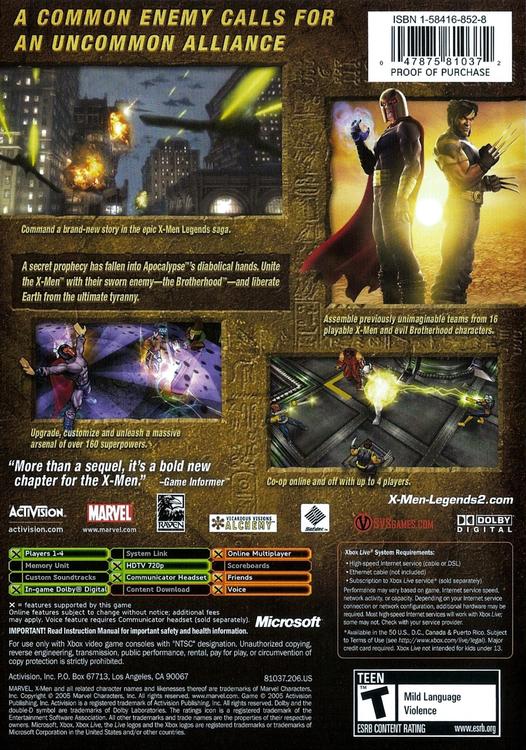X-Men Legends II : L'Ascension d'Apocalypse