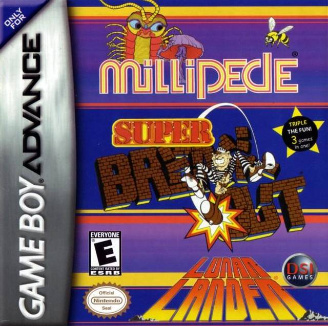 Millipede / Super Breakout / Lunar Lander by Spoutnik Gaspésie - Jeux GBA (Shopify Collective)