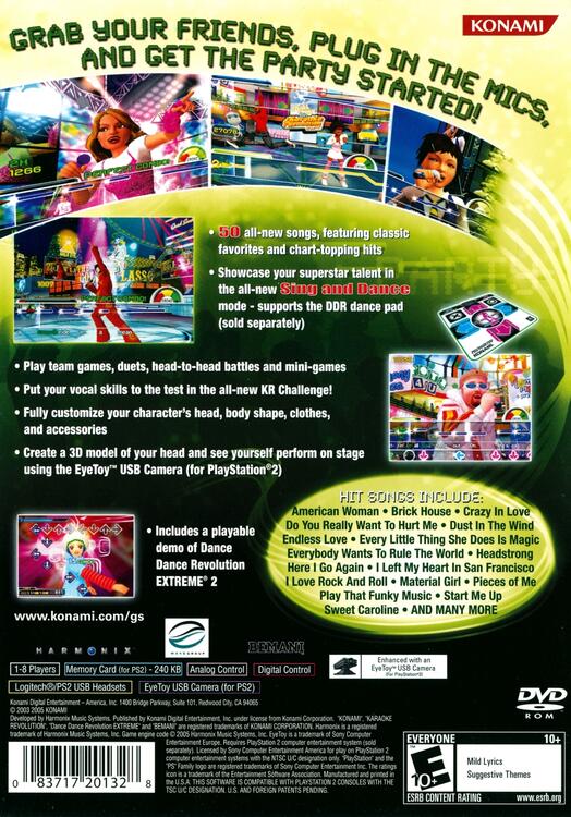 Karaoke Revolution Party (Microphone requis mais non inclus)