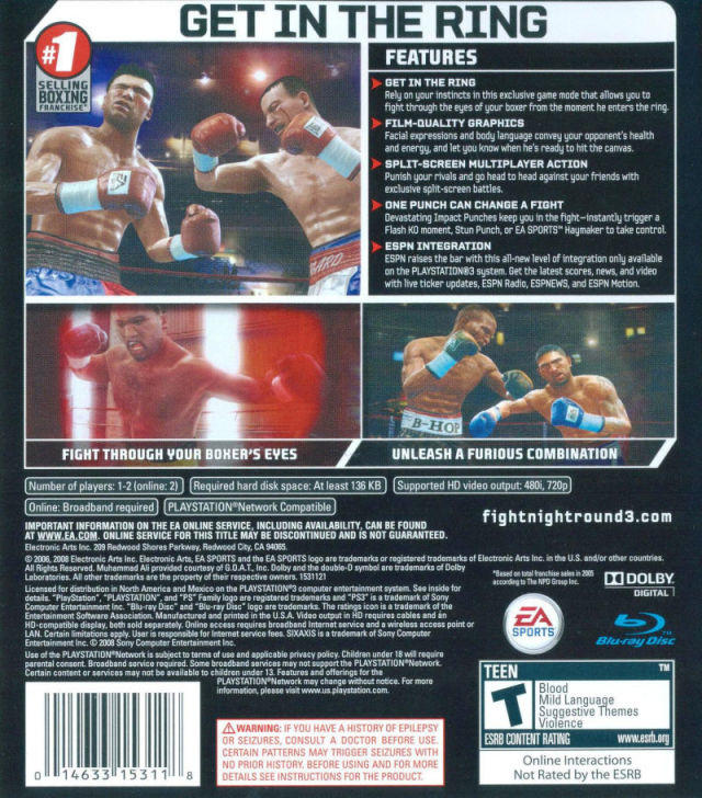Fight Night Round 3  [Greatest Hits]