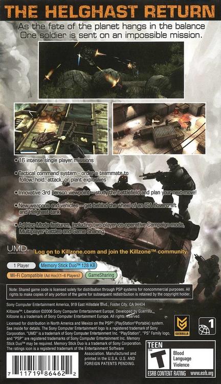 Killzone: Liberation [Greatest Hits]
