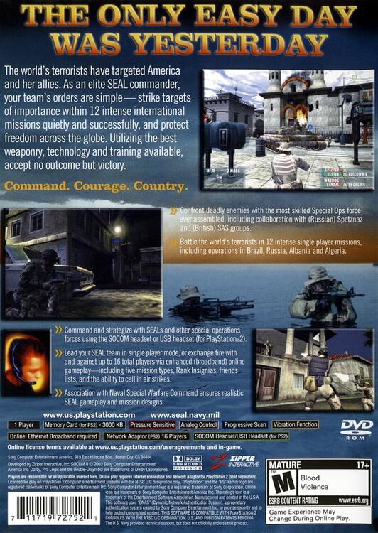 SOCOM: U.S. Navy SEALs: Combined Assault