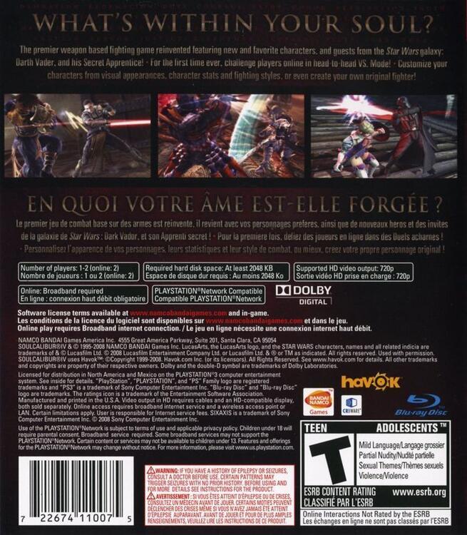SoulCalibur IV  [Greatest Hits]