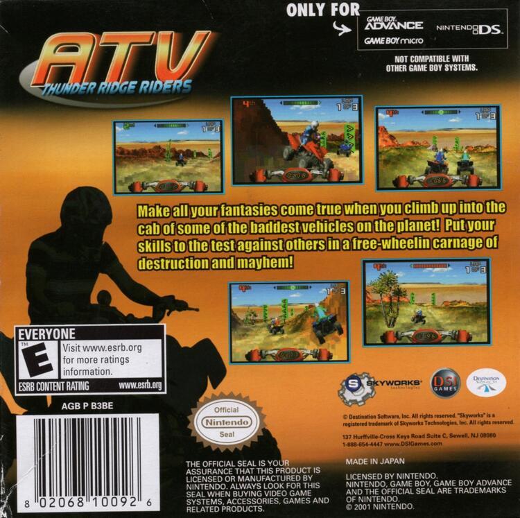 ATV: Thunder Ridge Riders