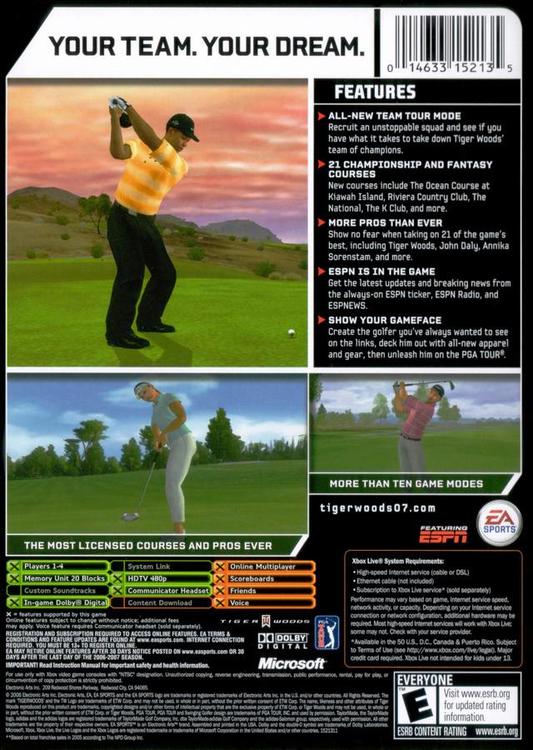 Tiger Woods PGA Tour 07