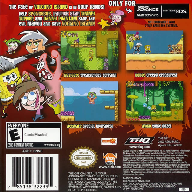 Nicktoons: Battle for Volcano Island