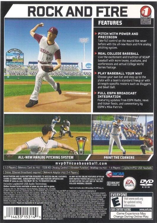 MVP 07 NCAA Baseball