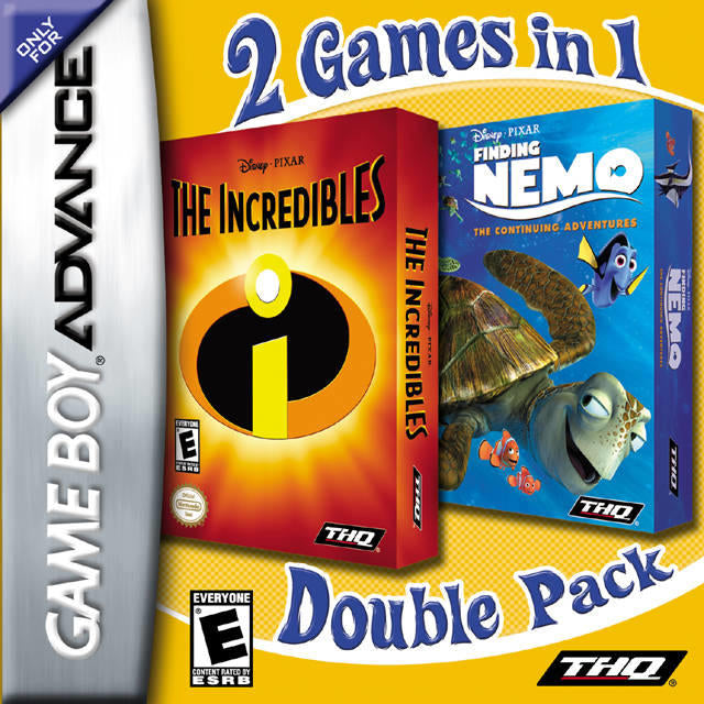 The Incredibles / Finding Nemo: The Continuing Adventures by Spoutnik Gaspésie - Jeux GBA (Shopify Collective)