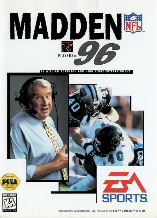 Madden NFL 96 by Spoutnik Gaspésie - Jeux Genesis (Shopify Collective)