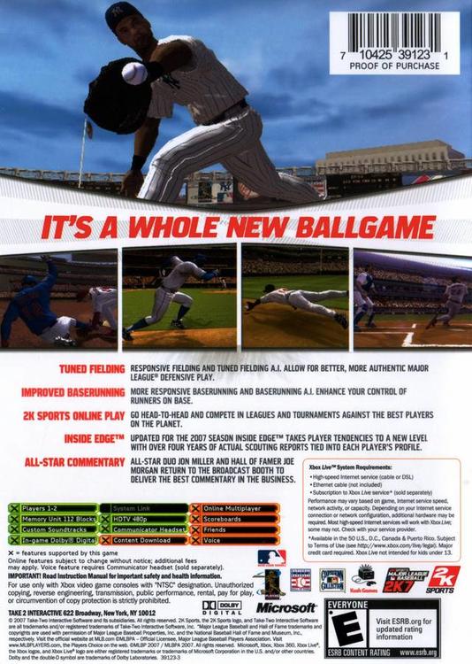 Major League Baseball 2K7