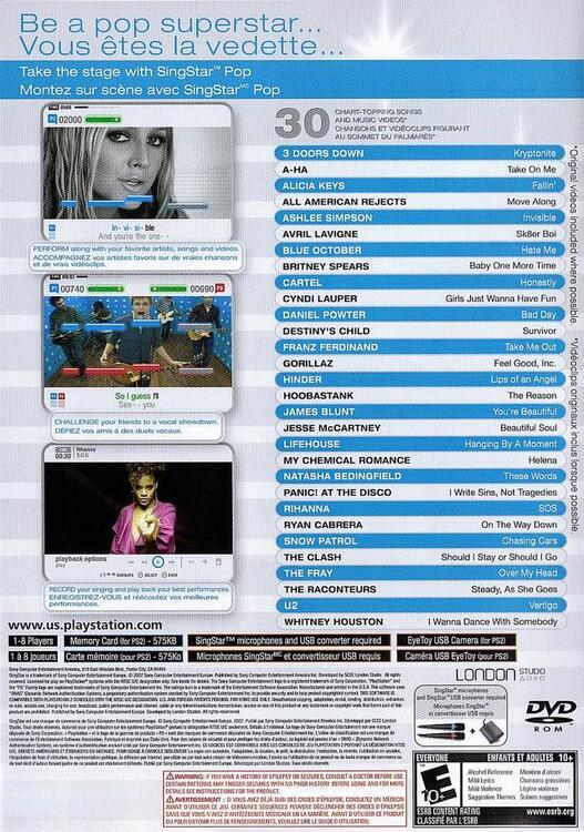 SingStar Pop [Microphone Required but not includes]