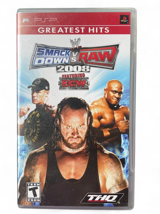 WWE SmackDown vs. Raw 2008  [Greatest Hits] by Spoutnik Gaspésie - Jeux PSP (Shopify Collective)