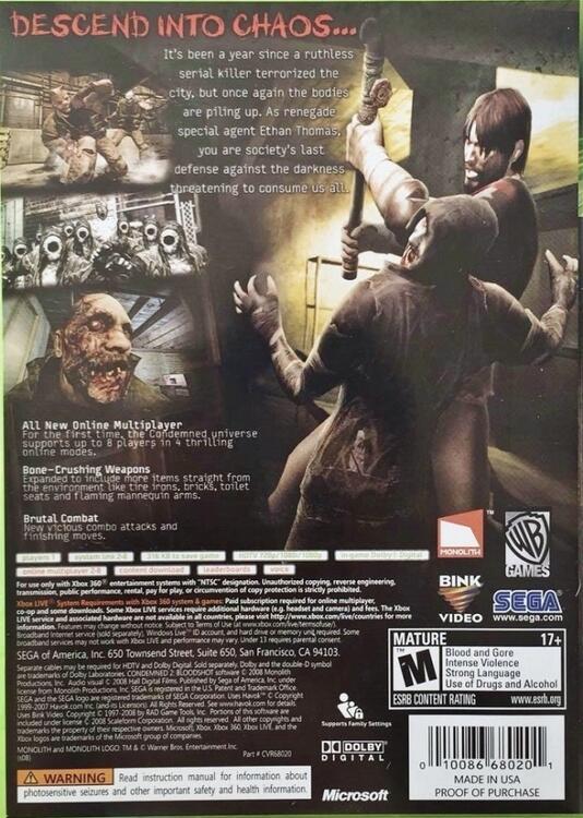 Condemned 2: Bloodshot