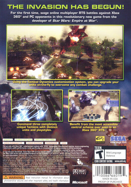 Universe at War: Earth Assault