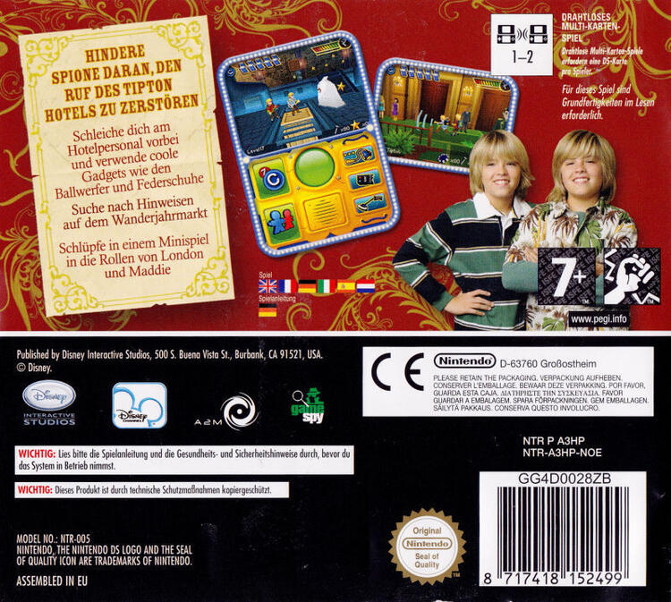 La Vie de palace de Zack et Cody : Le cercle des espions