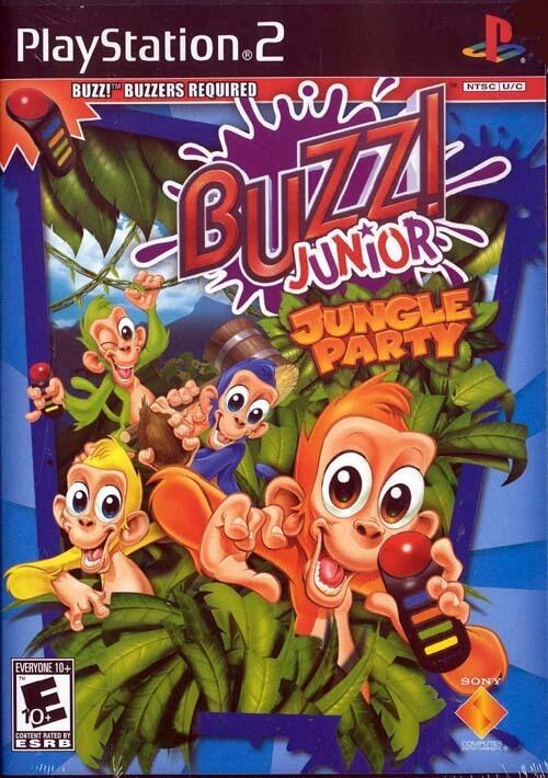 Buzz! Junior: Jungle Party (Buzz Buzzers Require but not included) by Spoutnik Gaspésie - Jeux PS2 (Shopify Collective)