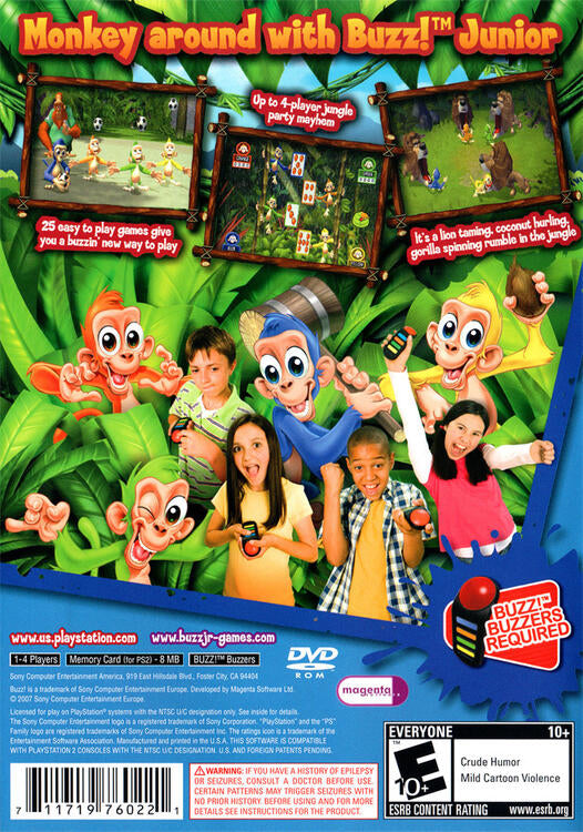 Buzz! Junior: Jungle Party (Buzz Buzzers Require but not included)