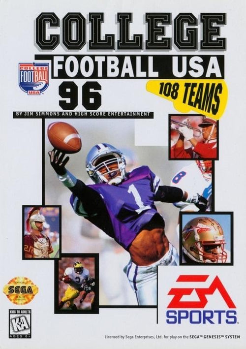 College Football USA 96 by Spoutnik Gaspésie - Jeux Genesis (Shopify Collective)