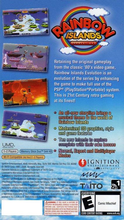 Rainbow Islands Evolution
