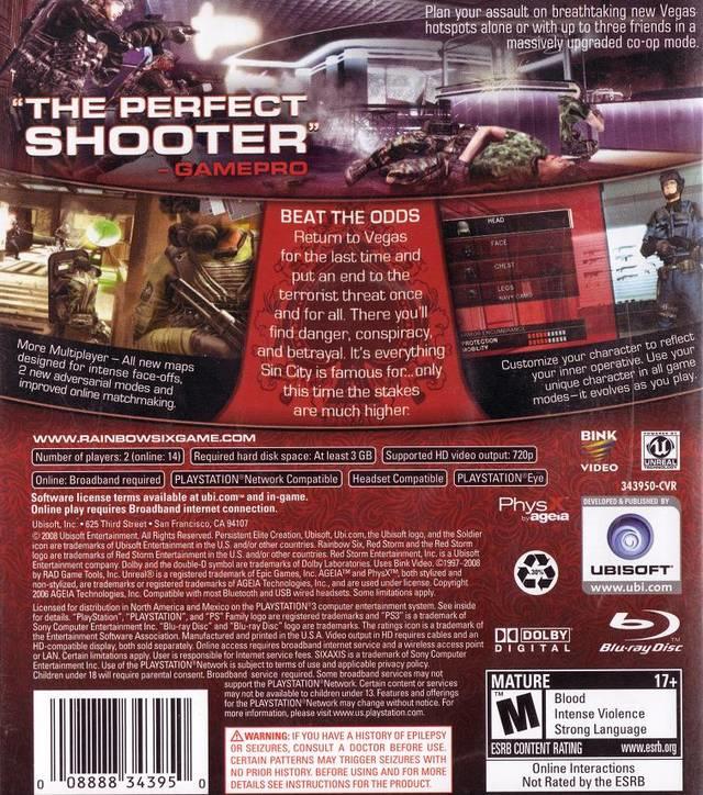 Tom Clancy's Rainbow Six Vegas 2 [Greatest Hits]