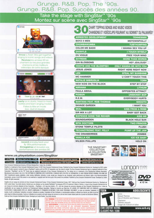 SingStar Années 90 [Microphone Requis mais non inclus]