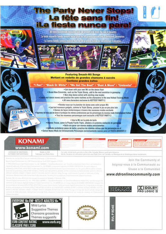Dance Dance Revolution: Hottest Party 2 – Édition limitée