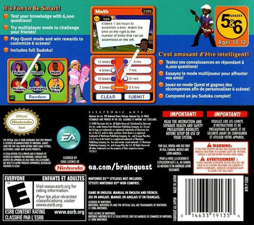 Brain Quest Grades 5 et 6