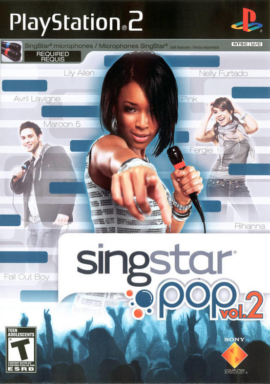 SingStar Pop Vol. 2 [Microphone Required but not includes] by Spoutnik Gaspésie - Jeux PS2 (Shopify Collective)