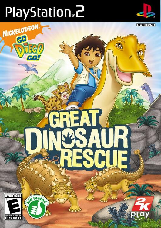 Go, Diego, Go! Great Dinosaur Rescue by Spoutnik Gaspésie - Jeux PS2 (Shopify Collective)