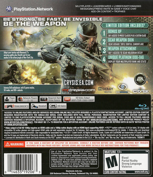 Crysis 2 [Limited Edition]