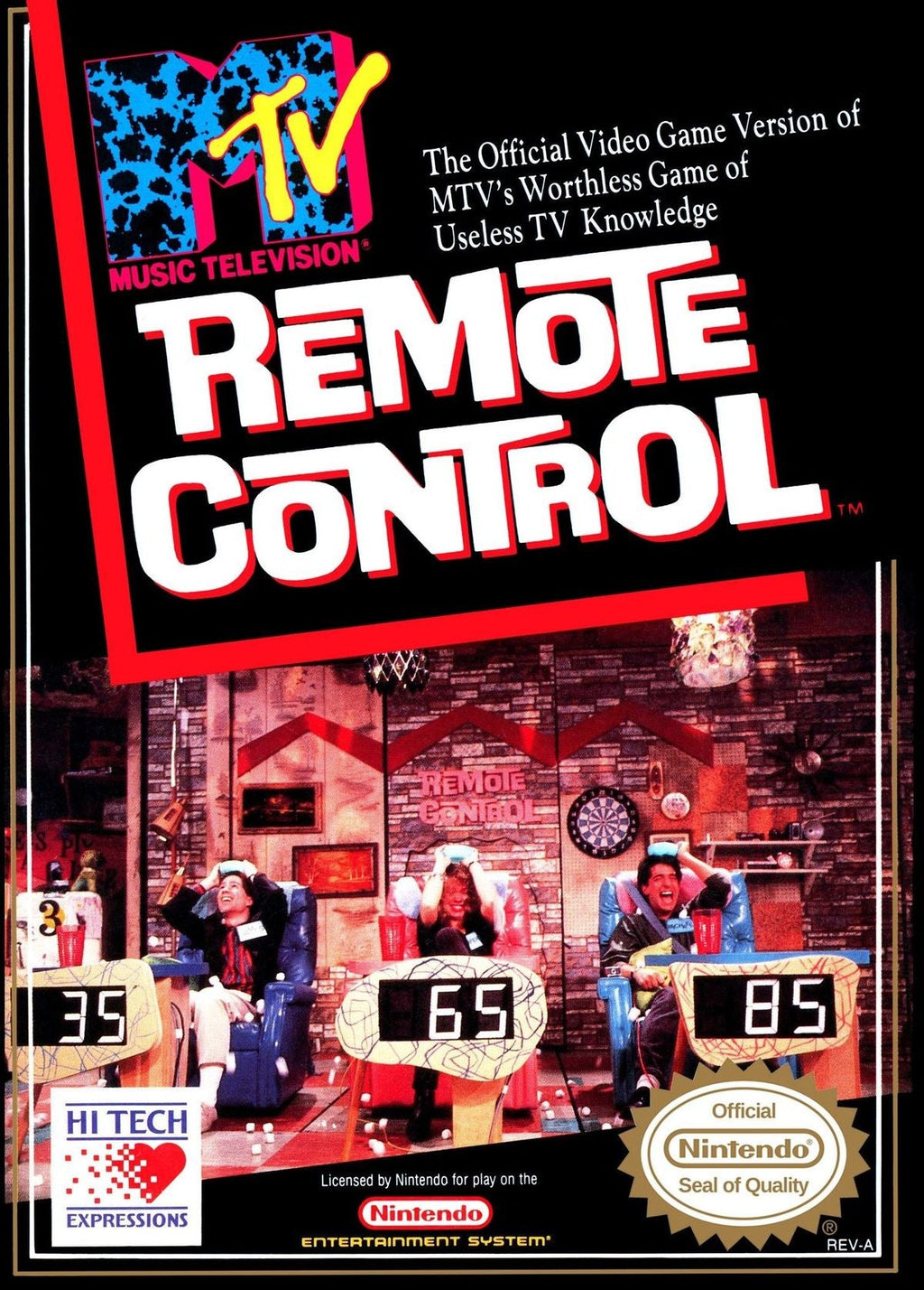 MTV's Remote Control by Spoutnik Gaspésie - Jeux NES (Shopify Collective)