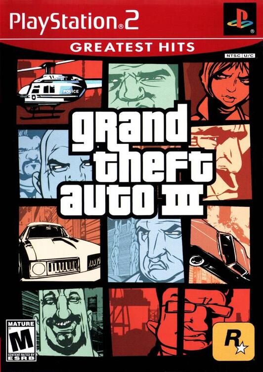 Grand Theft Auto III [Greatest Hits] by Spoutnik Gaspésie - Jeux PS2 (Shopify Collective)