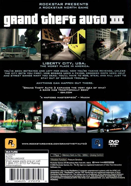 Grand Theft Auto III [Greatest Hits]