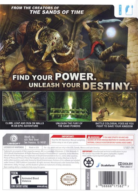 Prince of Persia: The Forgotten Sands