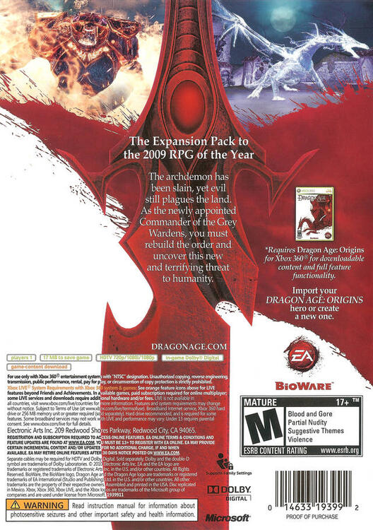 Dragon Age: Origins - Awakening