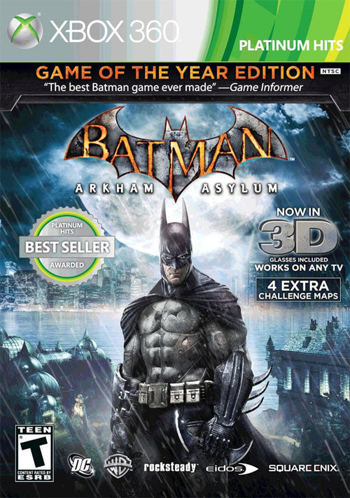 Batman: Arkham Asylum - Game of the Year Edition by Spoutnik Gaspésie - Jeux Xbox 360 (Shopify Collective)