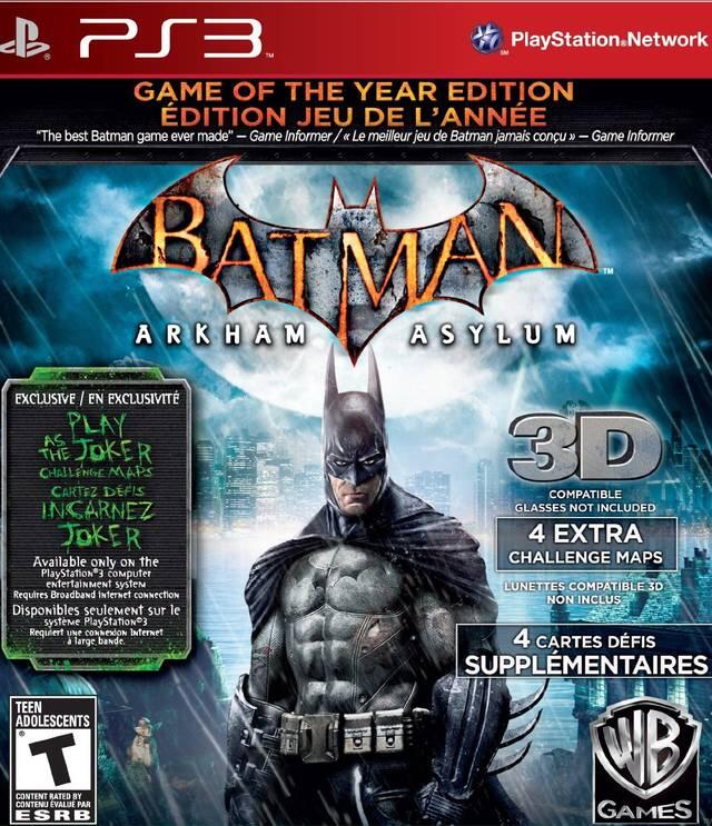 Batman: Arkham Asylum [Game of the Year Edition] [Greatest Hits] by Spoutnik Gaspésie - Jeux PS3 (Shopify Collective)
