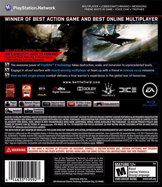Battlefield 3 [Édition Limitée]
