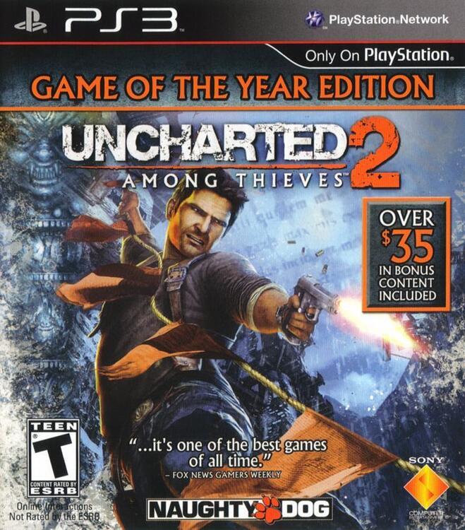Uncharted 2:  Among Thieves  [GOTY Edition] by Spoutnik Gaspésie - Jeux PS3 (Shopify Collective)