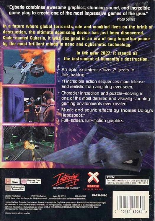 Cyberia ( Long box )