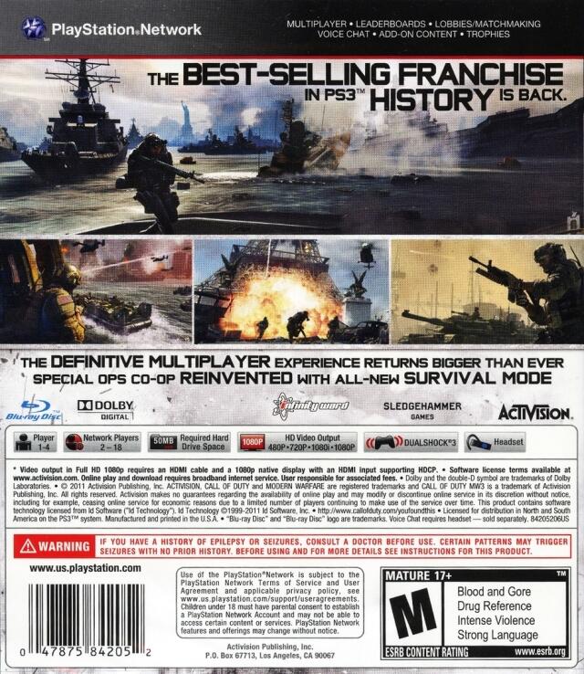 Call of Duty: Modern Warfare 3