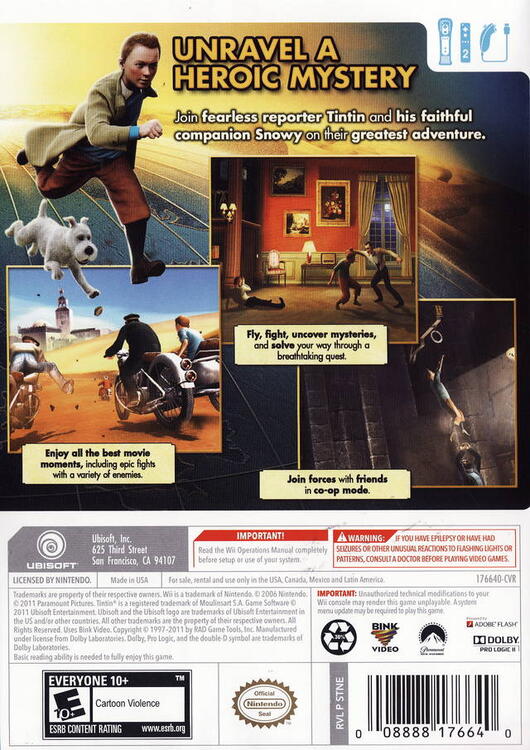 The Adventures of Tintin: The Game