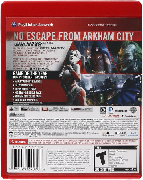 Batman: Arkham City [Game of the Year Edition] [Greatest Hits]