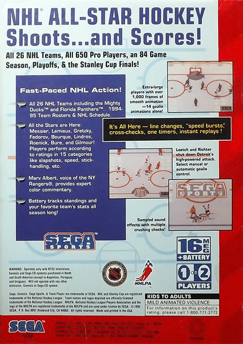 NHL All-Star Hockey '95