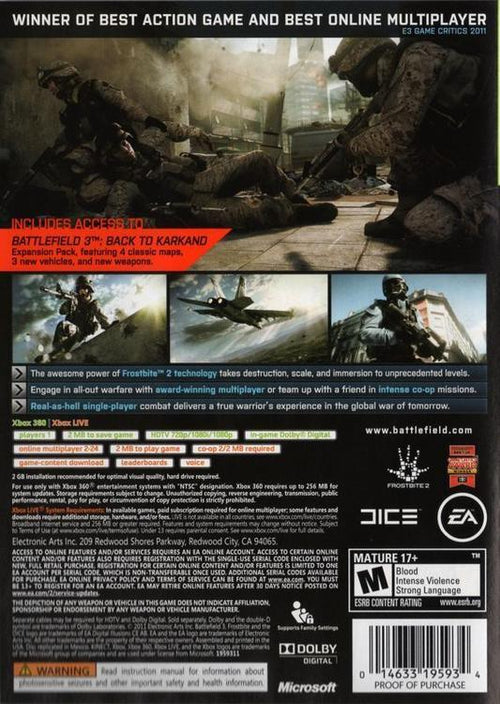 Battlefield 3 - Premium Edition
