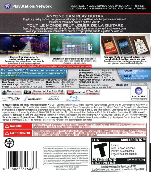 Rocksmith (Do not includes the Guitar Cable)