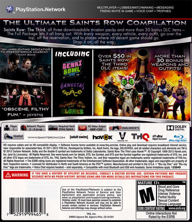 Saints Row: The Third - The Full Package