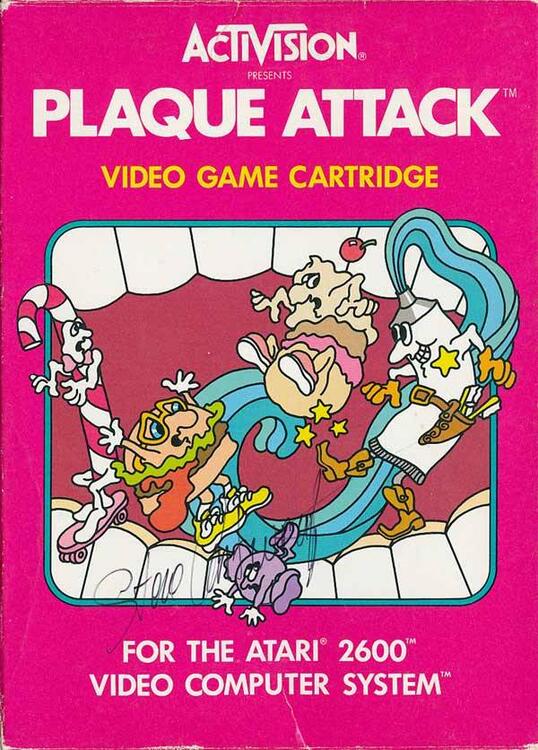 Plaque Attack by Spoutnik Gaspésie - Jeux Atari 2600 (Shopify Collective)